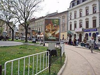 Ситилайт A в Львове, 1,2x1,8  Соборна пл. фото 1