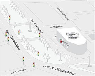 Сiтiлайт B у Львові, 0,7x1,0  Свободи прт. схема