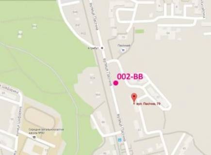 Білборд, Бігборд (Борд)  A у Львові, 3x6  вул. Пасічна, 79(Lv089) схема