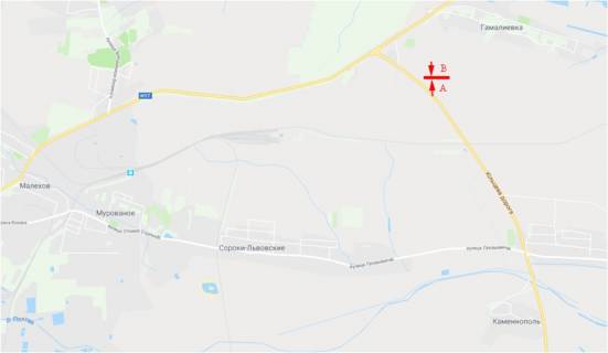 Билборд A в трасах Львова, 6x3  Траса М-06 Київ-Чоп, Об'їзна дорога з Києва перед Гамаліївкою, лівий схема