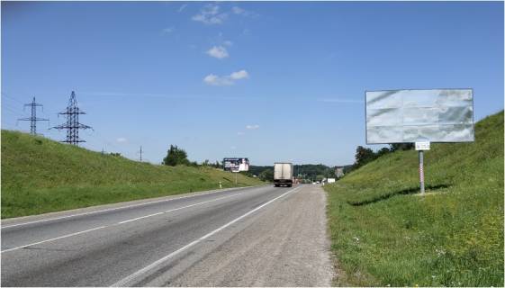 Білборд, Бігборд (Борд)  A у трасах Львіва, 6x3  Траса М-06 Київ-Чоп, с.Чишки, лівий Фото 1