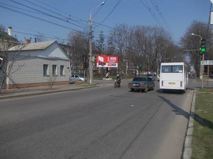 Билборд A в Сумах, 3х6  ул. В.Чорновола / ул. Первомайская, в центр фото 1