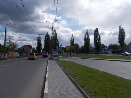 Білборд, Бігборд (Борд)  A у Сумах, 3х6  ул.Калинина / ул.Баумана / роздільник (з центру) Фото 1