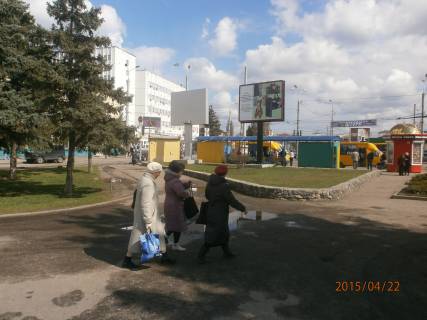 Білборд, Бігборд (Борд)  A у Сумах, 3х6  Набережна р.Стрілки / Покровська пл. / Р-н McDonalds Фото 1