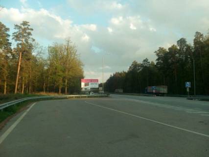 Билборд B в Коростышеве, 6x3  Траса Київ-Житомир Коростишівська об"їздна. Біля повороту на санаторій, напрямок з Житомира на Київ, ст.Б фото 1