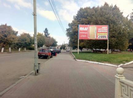 Білборд, Бігборд (Борд)  A у Ружині, 6x3  Ружин вул. О.Бурди 49, центр міста, поряд парк, Будинок культури, ст.А Фото 1