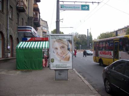Ситилайт B в Николаеве, 1,2х1,8  Центральний просп. (Леніна просп.), 69 - Захисників Миколаєва вул. (Декабристів)  фото 1