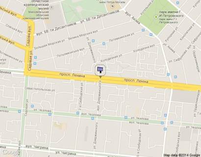 Призма A в Николаеве, 3*6  пр. Центральний - вул. Дзержинського - 156095 схема
