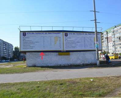 Билборд + в Сумах, 3х6  пр-кт Лушпи - вул.Інтернаціоналістів (в центр) фото 1