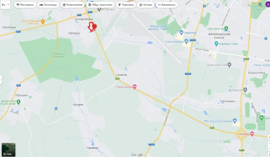 Білборд, Бігборд (Борд)  A у трасах Львіва, 3x6  М-10 Західний обхід м. Львова схема