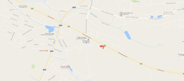 Білборд, Бігборд (Борд)  A у Сокільниках, 3x6  М-10 Західний обхід м. Львова схема