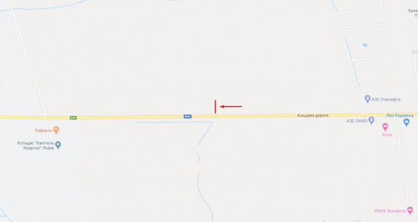 Білборд, Бігборд (Борд)  A у , , 3х12  М-06 Київ-Чоп схема