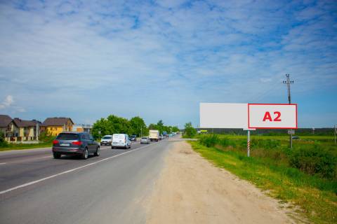 Билборд A в трасах Львова, 3x6  М-10 Західний обхід м. Львова фото 1