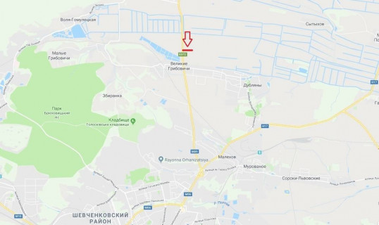 Билборд B в трасах Львова, 3x6  М-09 Тернопіль-Львів-Рава-Руська схема