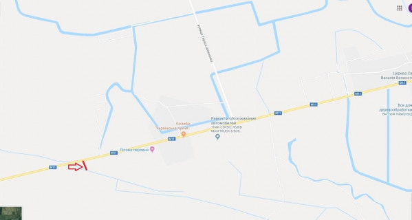 Билборд A в трасах Львова, 3x6  М-11 Львів-Шегині схема