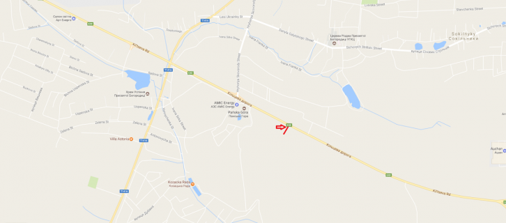 Білборд, Бігборд (Борд)  A у Сокільниках, 3x6  М-10 Західний обхід м. Львова схема