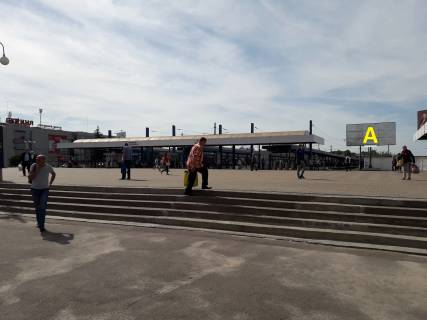 Билборд A в Львове, 3x6  Приміський вокзал м. Львова (12м. до ТЦ Скриня) місце №1 фото 1