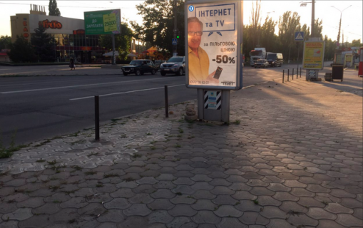 Брандмауэр A в Николаеве пр. Мира, 2А - рынок Колос (ул Строителей) - ПЕРВЫЙ фото 1