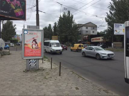 Білборд, Бігборд (Борд)  B у Миколаєві пр. Мира, 2А - рынок Колос (ул Строителей) - ПЕРВЫЙ Фото 1