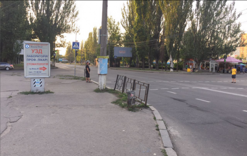 Брандмауэр B в Николаеве пр. Мира, 17 - ул Театральная фото 1