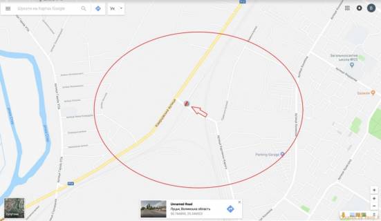 Билборд A в Луцке вул.К.Карого 1А (№4) (біля залізно-дорожнього переїзду), виїзд на вул.Ківерцівську, завод "МОТОР"  схема