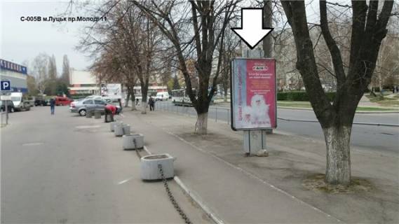 Ситилайт B в Луцке проспект Молоді (поворот на проспект Соборності. (територія ТЦ "Гостинець", вїзд на стоянку  ) фото 1