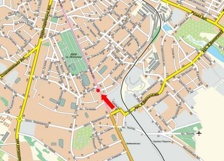 Ситилайт B в Черновцах, 1.8x1.2  Головна вул., 104, в центр схема