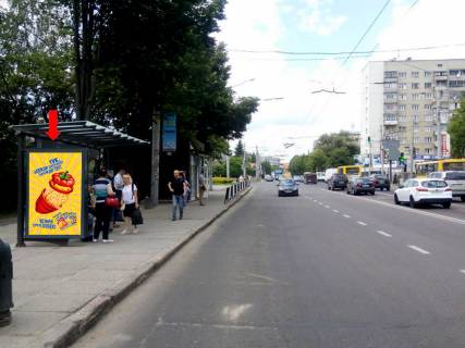 Ситилайт  в Львове, 1.8x1.2  Виговського вул. - вул. Любінська, зуп. "вул. Виговського - вул.Чувашська", в сторону вул. Любінської фото 1