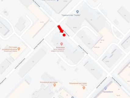 Сiтiлайт A у Києві, 1.8x1.2  Волоська вул., 47 - вул. Введенська, біля Поліклініки Подільського р-ну, в сторону Нижнього валу схема