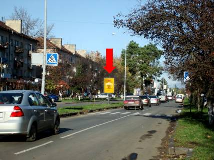 Ситилайт A в Ужгороде, 1.8x1.2  Свободи пр., 32, роздільник, в бік Хмельницкого пл. фото 1