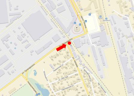 Призма A в Запорожье, 3x6  Привокзальна вул. (кол. Луначарського вул.) / Ласточкіна вул. (кол. Чапаєва вул.), біля супермаркету "Ельдорадо", в бік Соборного пр. (кол. Леніна пр.), з/д вокзалу - 18556 схема