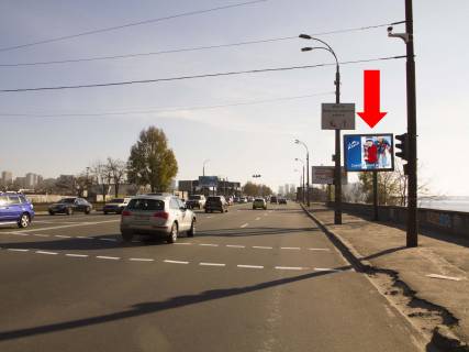 Скроллер  в Киеве, 2.3x3.14  Дніпровська набережна / вул. Причальна, біля залізничного мосту, на світлофорі, в сторону вул. Здолбунівської, пр. Бажана - 445909 фото 1