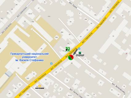 Ситилайт B в Ивано-Франковске Чорновола  (Прикарпатський університет) №2 схема