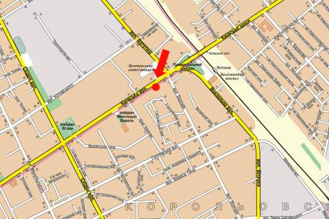 Сiтiлайт  у Житомирі, 1.8x1.2  Київська вул., 120, навпроти автовокзалу, біля ломбарду "Скарбниця", на світлофорі схема