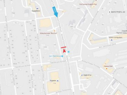 Билборд B в Харькове, 3x6  Клочківська вул., 163, з центру схема
