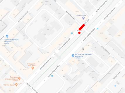 Скролер, Скрол  у Києві, 1.8x1.2  Нижній Вал вул., 41/27 - вул. Волоська, на світлофорі, в сторону ст.м. "Контрактова пл." - 456014 схема