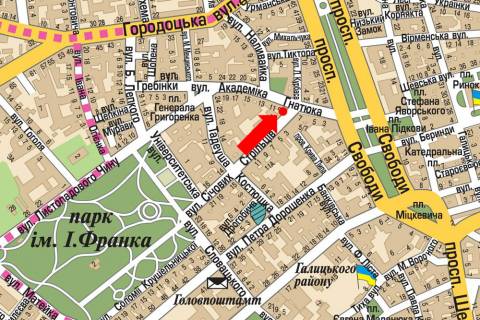 Сiтiлайт A у Львові, 1.8x1.2  Січових Стрільців вул., 2 схема