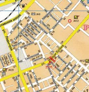 Билборд A в Херсоне Кулика вул. - Суботи вул. схема