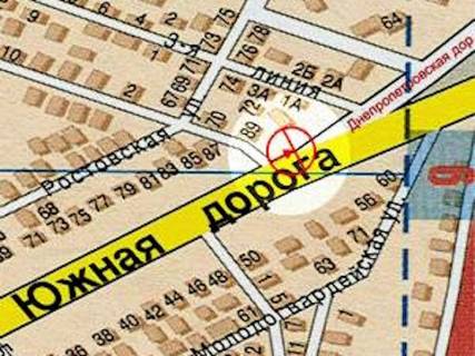 Білборд, Бігборд (Борд)  B у Одесі, 3x6  Південна дорога - 3-тя Суворовська вул., 1А схема