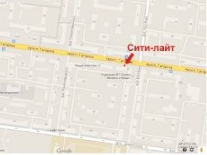 Ситилайт A в Кривом Роге, 1.8x1.2  Гагаріна пр., 36/2 схема