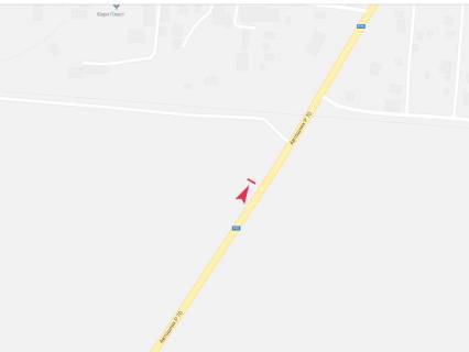 Білборд, Бігборд (Борд)  B у Великодолинську, 3x6  смт Великодолинське, (2), в'їзд з боку Овідіополя схема