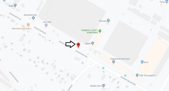 Білборд, Бігборд (Борд)  B у Хмельницькому, 3х6  вул. Курчатова - Зенітна схема