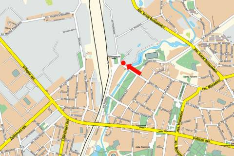 Ситилайт  в Ровно, 1.8x1.2  Миру пр., біля магазину "Венето" схема