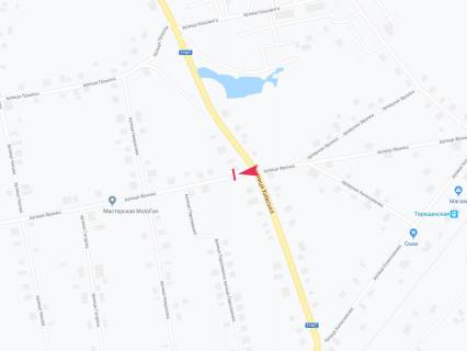 Білборд, Бігборд (Борд)  A у Воронежі, 3x6  Автодорога Шостка-Кролевець (Т19-07), 8км-700 вправо, смт Вороніж схема