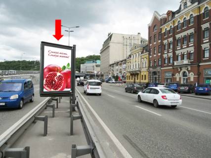 Видеоборд A в Киеве, 1.8x1.2  Набережно-Хрещатицька вул., 9, на р/п, (1-2), у бік ст.м. "Поштова площа" - 583576 фото 1