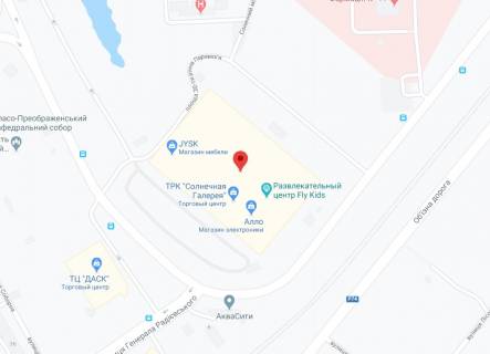 Видеоборд A у Кривому Розі 30-ти річчя Перемоги пл., 1, 1-й поверх на головному вході, ТЦ "Сонячна Галерея", відеостойка, прайс за ролик 10 сек, 144 виходу з 8:00 до 22:00. Розрахунок інших параметрів уточнюйте у менеджера. - 292411 схема