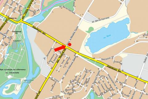 Призматрон, Призма A у Сумах, 3x6  Харківська вул. / Лушпи пр., з центру - 20191 схема