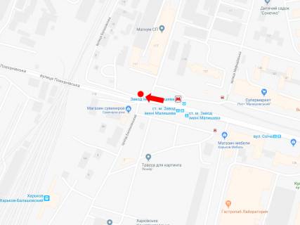 Призма  в Харькове, 3x6  Плеханівська вул. - вул. Балашовська, біля ст.м. "Завод ім. Малишева", супермаркетів Рост, Comfy, в центр - 448831 схема