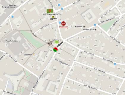 Ситилайт A в Ивано-Франковске Грушевського - Валова схема