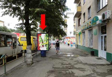 Сiтiлайт  у Житомирі, 1.8x1.2  Київська вул., 86 / Мазепи вул. (кол. Мануїльського вул.), на світлофорі Фото 1